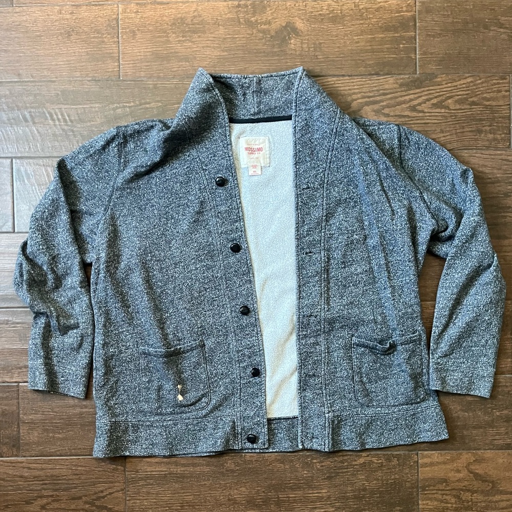 Mossimo Supply Co. Grey thick button down cardigan sweater